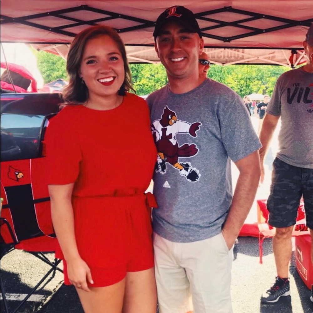 Red romper